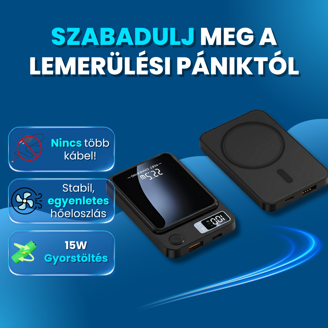 FuseBank™ - mágneses vezeték nélküli töltő 10.000mAh